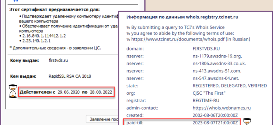 Paid till домена это